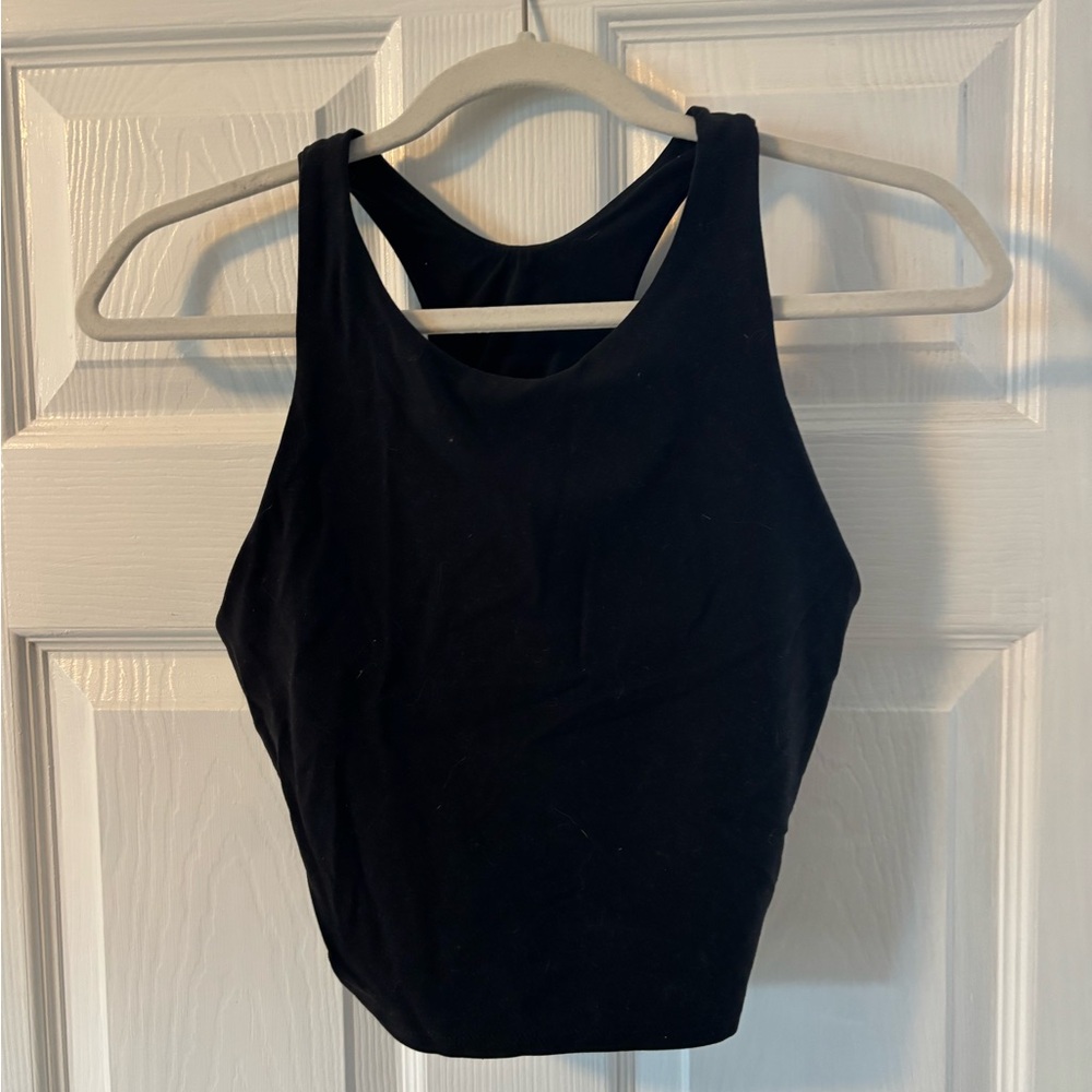 2/$30 Athleta Black Conscious Crop size L (A-C cups)